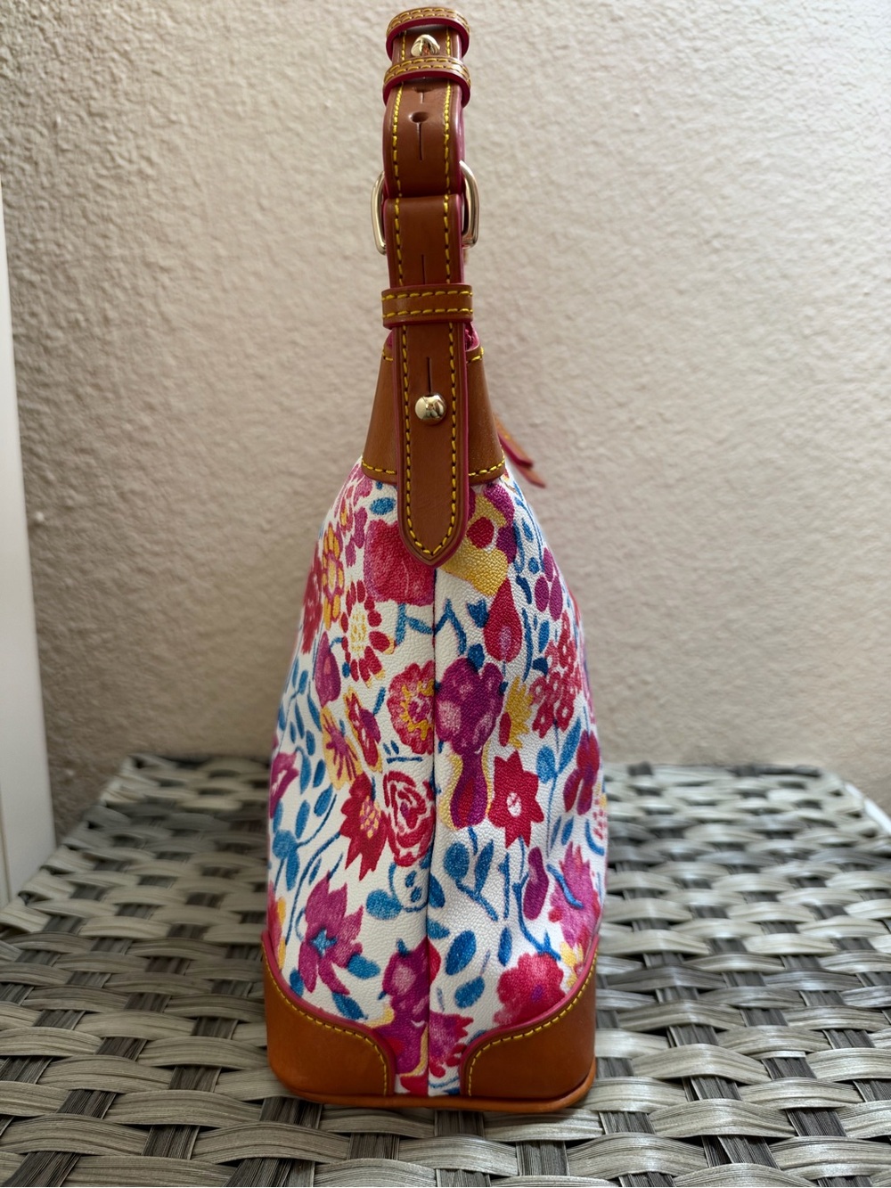 Dooney & Bourke Marabelle Floral Hobo Shoulder Bag - Picture 4 of 15
